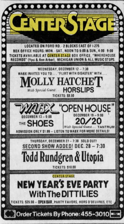 Center Stage - Dec 09 1979 Article (newer photo)